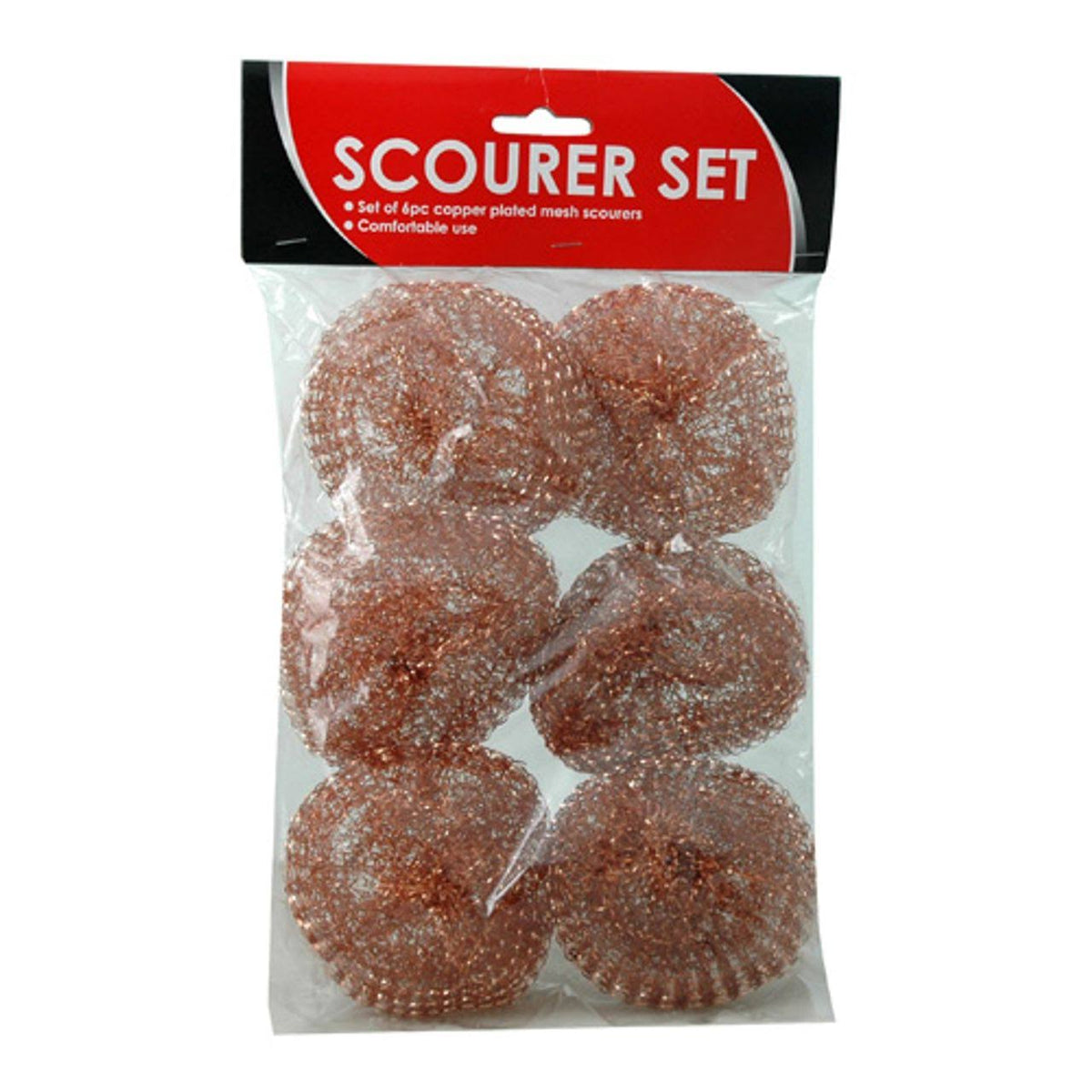 Copper Mesh Scrubber 6pc 14g W21053