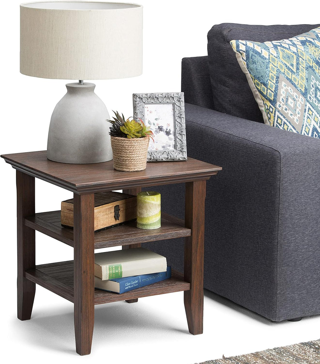 Farmhouse Brown End Table K18560