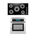 2 Piece Kitchen Appliance Packages with Electric Cooktop & Electric Wall Oven V5460