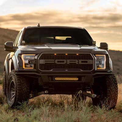 20x22 Off-Road LED Light Bar Black Amber Halo P25192