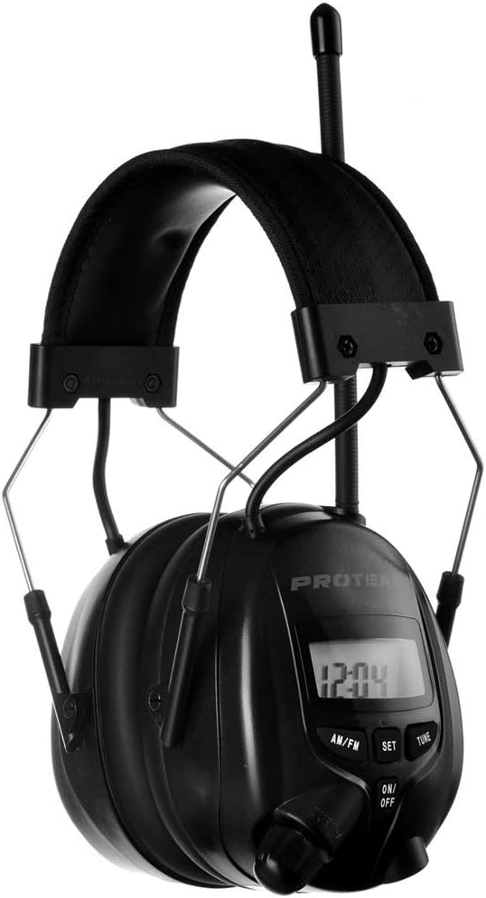 Blue Bluetooth Radio Safety Earmuffs, Pack of 2 G13857