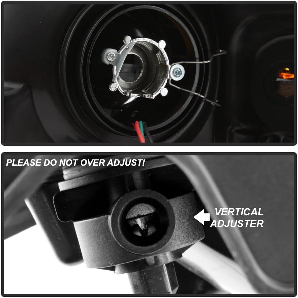 Black Housing LED Projector Headlights for Ford F150 Pickup M1232