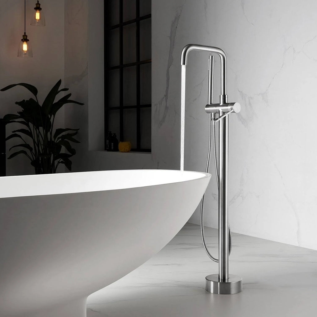 Chrome Tub Faucet with Hand Shower S143237