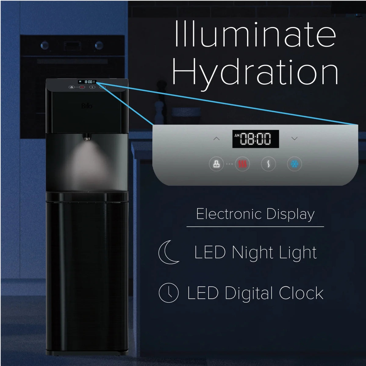 Water Cooler Dispenser, Height 41.05" F236