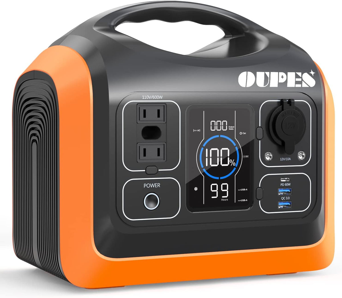 1200W 992Wh Portable Power Station LiFePO4 Battery with 2 X100W Solar Panel P55112