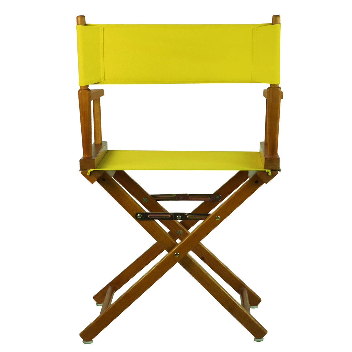 Honey Oak Frame Gold Canvas Director's Chair V39601