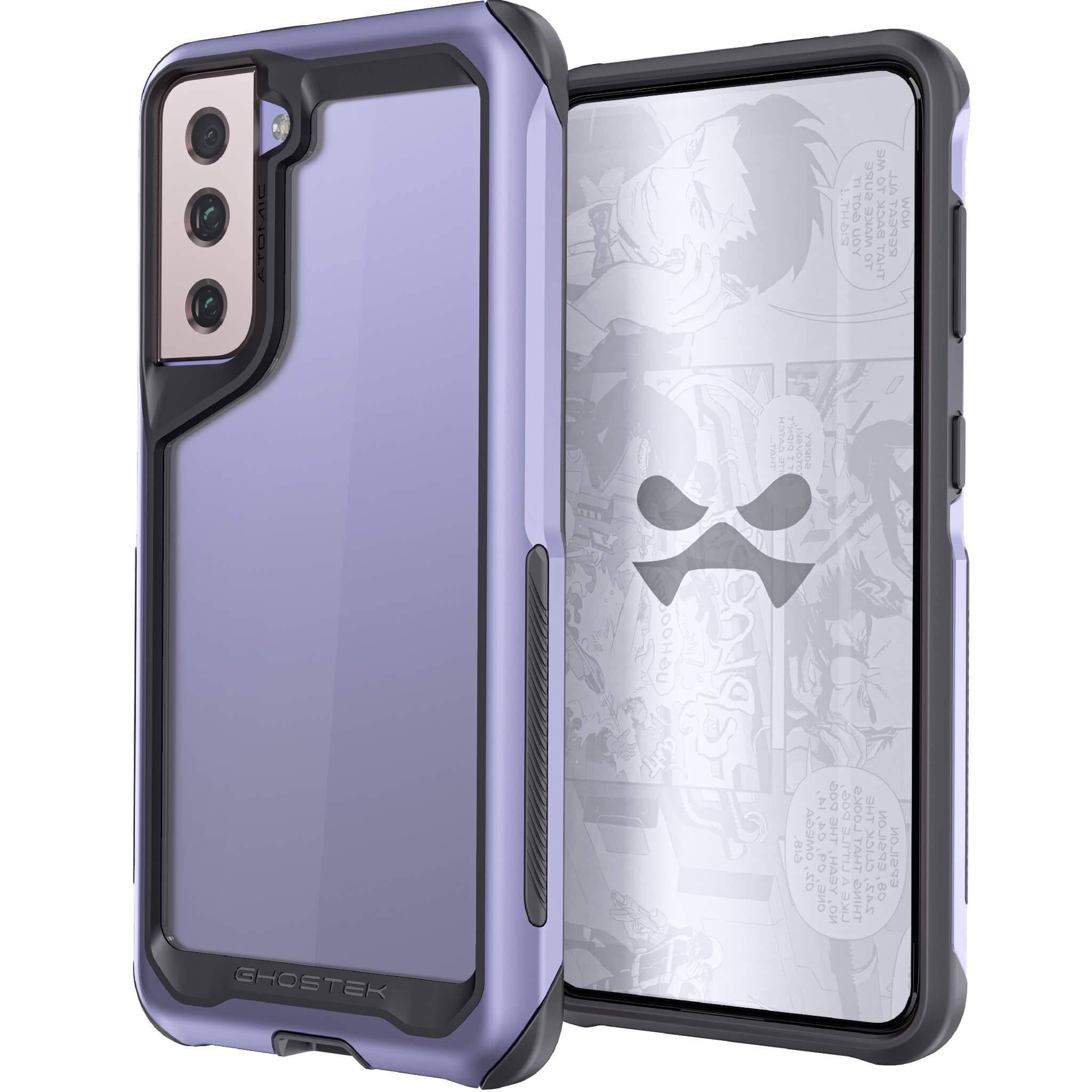 Violet Clear Metal Case J7376