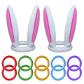 Inflatable Easter Bunny Rabbit Ears Hat Ring Toss Kids Game Toy F29883
