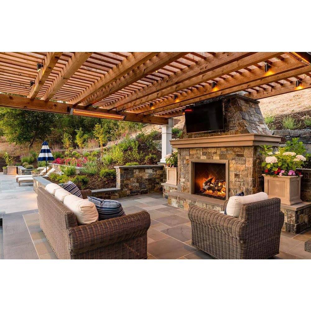 Beige 2000W Electric Infrared Patio Heater T16812