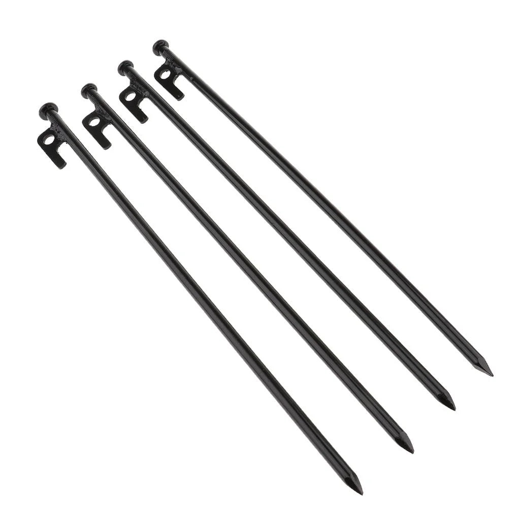 4 Pack Tent Stakes Peg Nails Camping Accessories 40cm I505