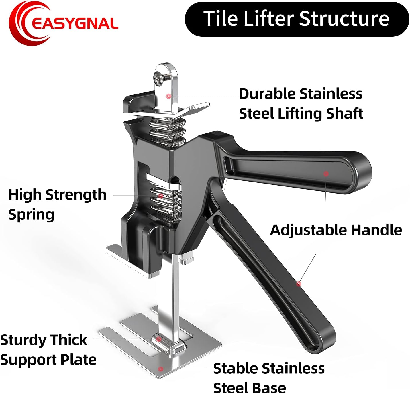 2 Packs Drywall Lift Multifunctional Wall Tile Height Adjuster Door Panel Lifter Cabinet Jack U441