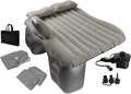 Inflatable Car Air Mattress with Pump, Grey V4230