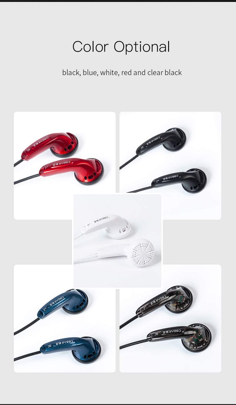 Wired in-Ear Headphones, 5pack Ear Buds, Noise Isolating in-Ear Monitors G203