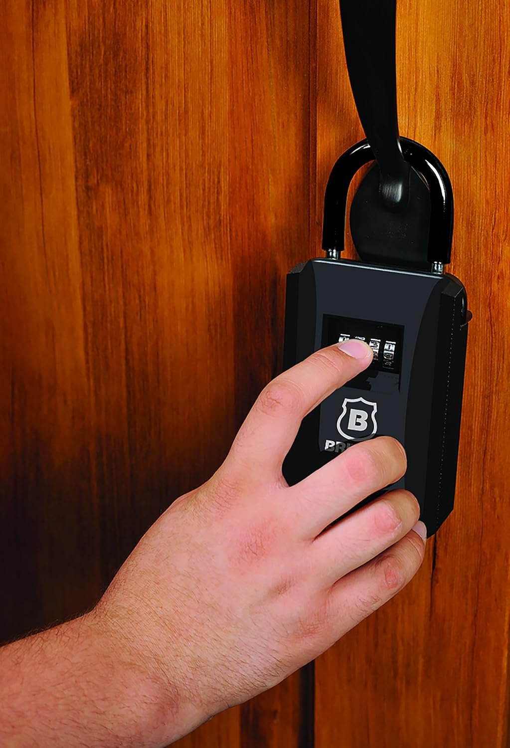 Combination Lock Box with Hardened Steel Shackle Pack of 2 V982