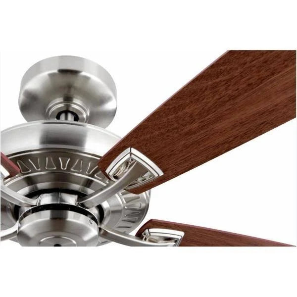 Brushed Nickel Indoor Ceiling Fan with Remote Control X6020