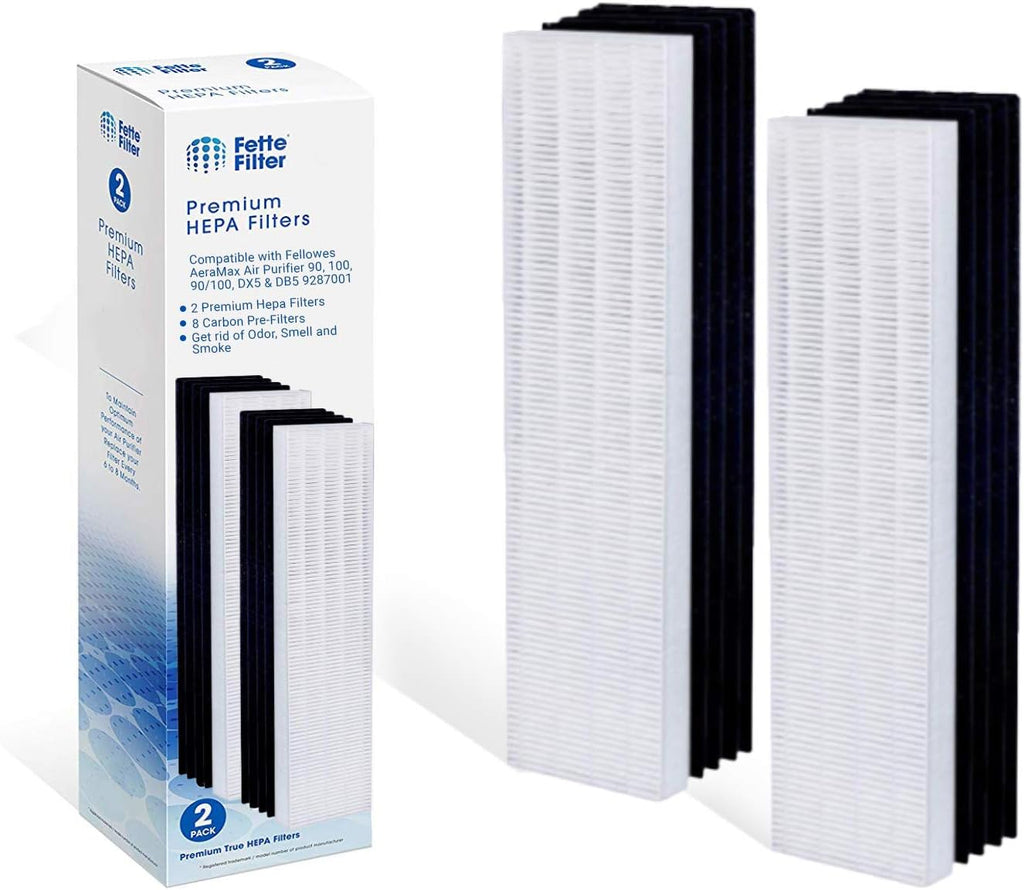 2 Hepa Filters & 8 Carbon Pre Filters Pack of 2 S144