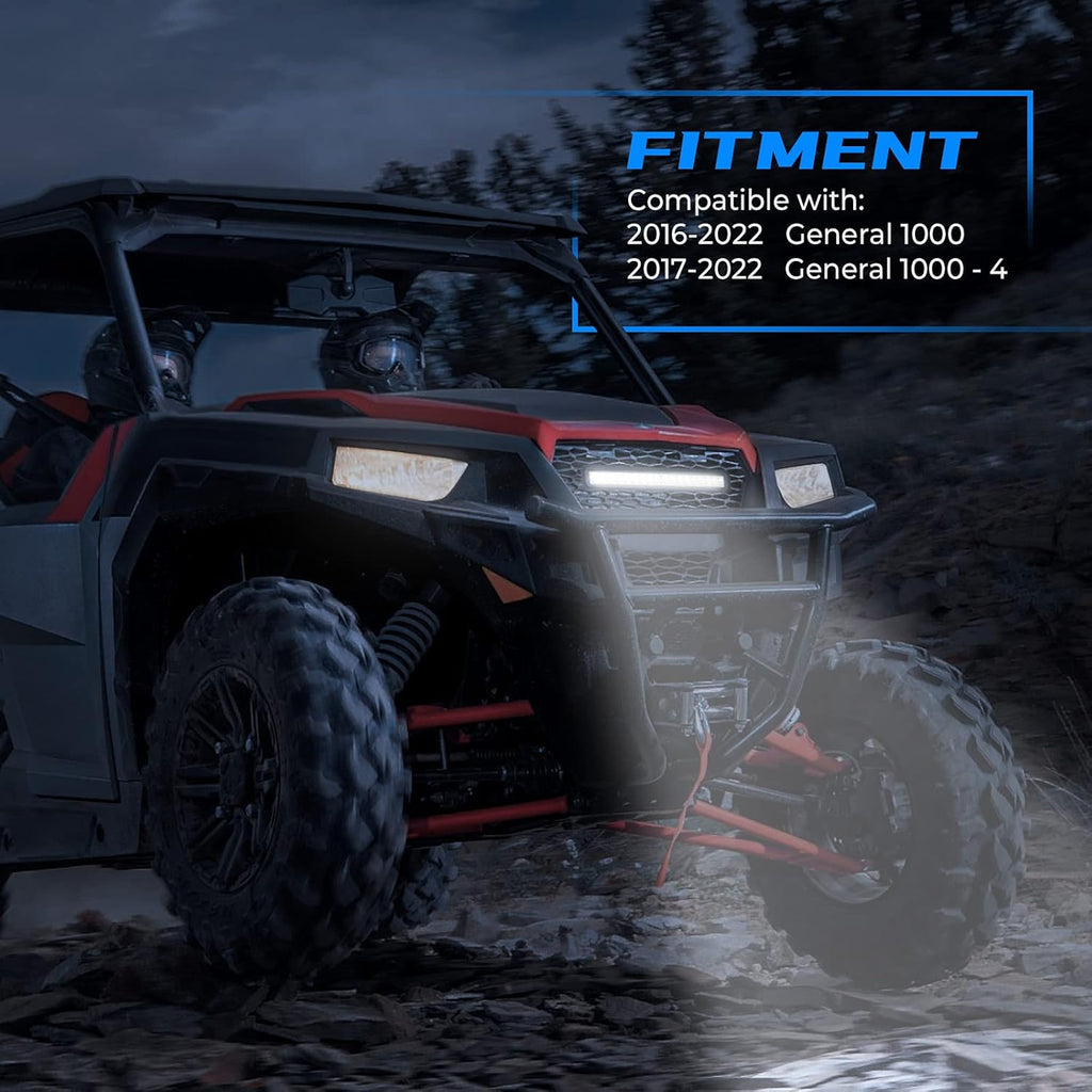 Front Grille Mesh with LED Light Bar S336378