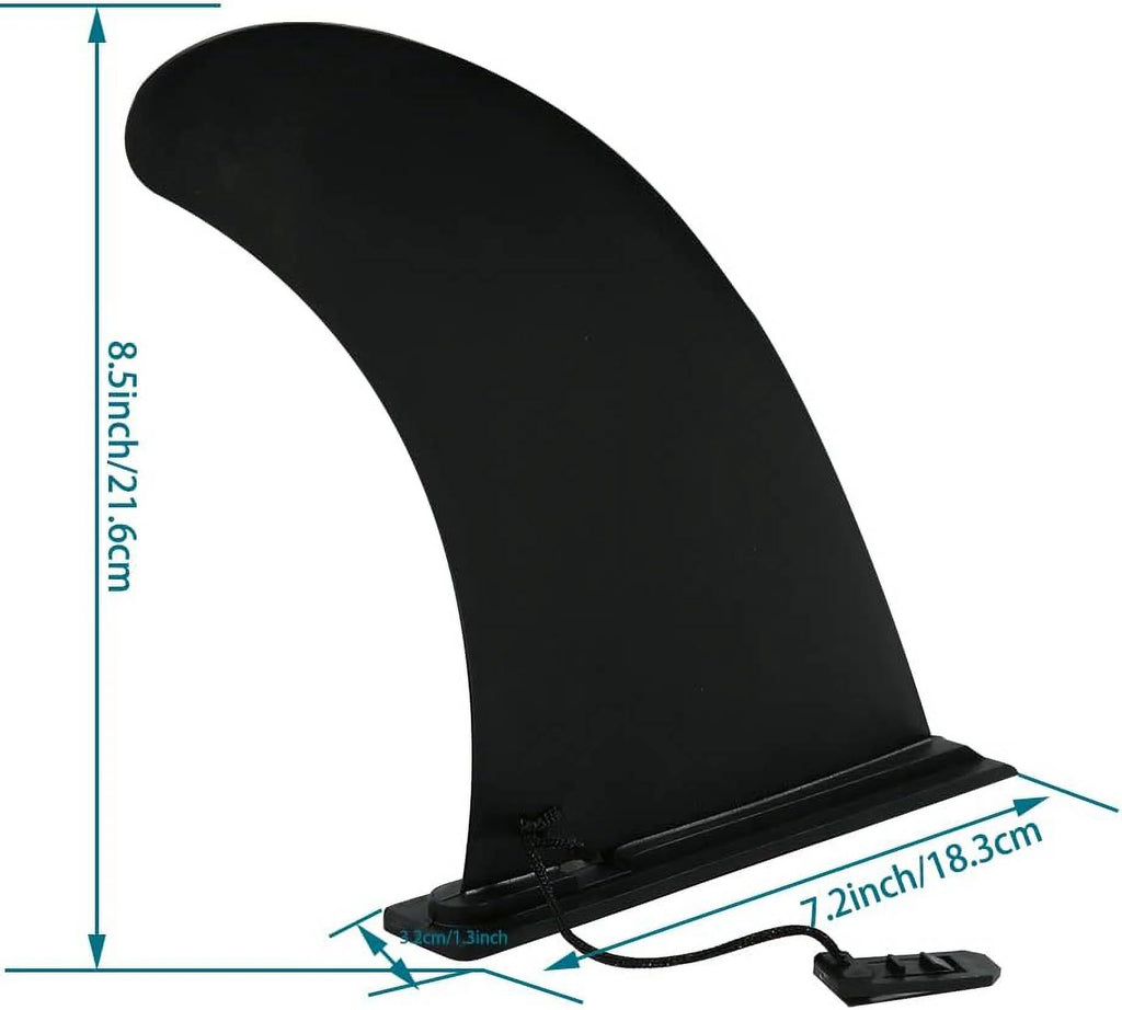 Single Fin Detachable Center Fin for Longboard Surfboard Paddleboard B862
