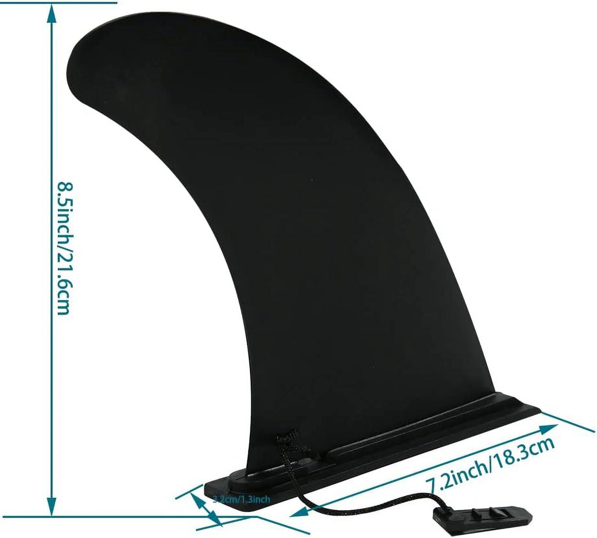 Single Fin Detachable Center Fin for Longboard Surfboard Paddleboard B862