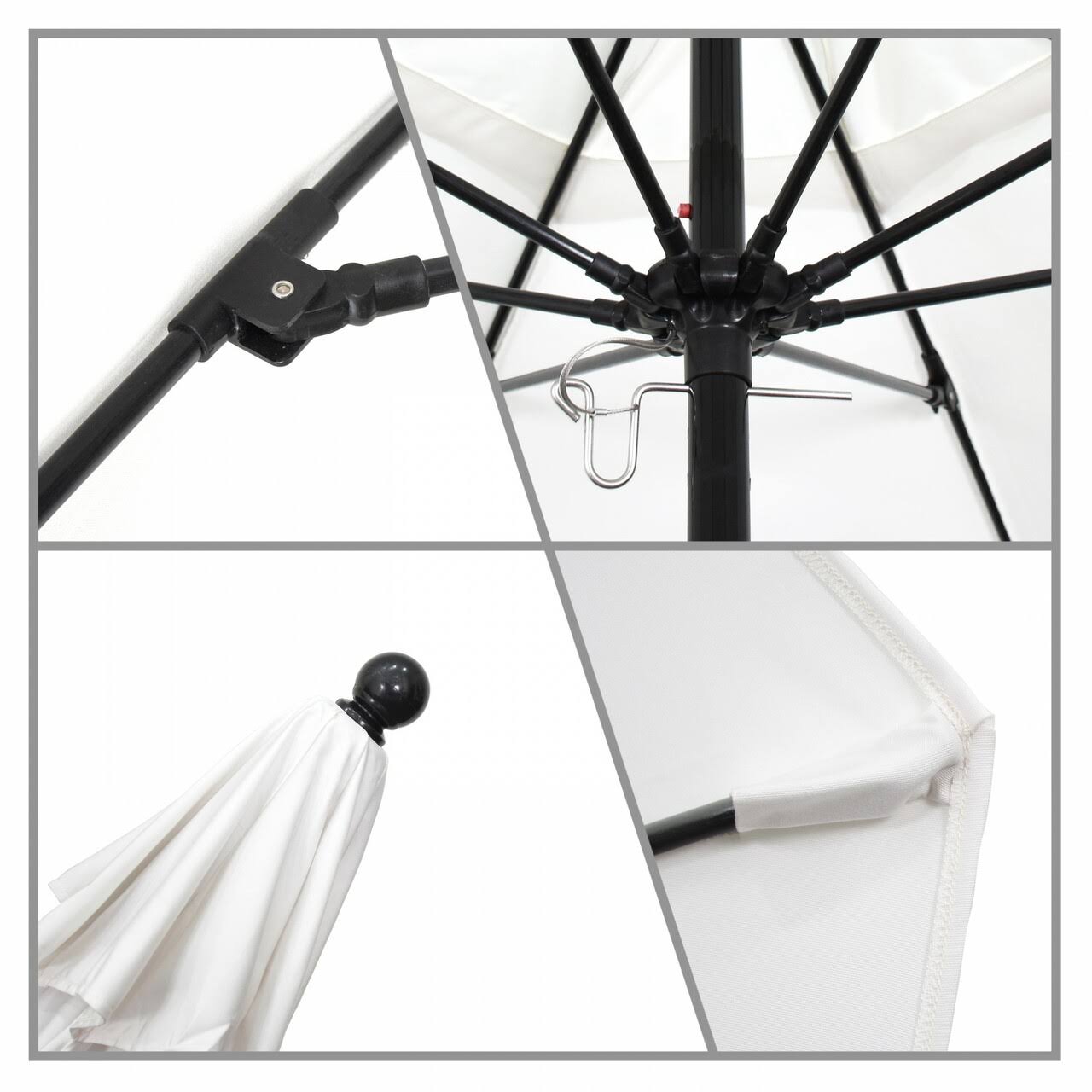 Fiberglass Pole Patio Umbrella, True Blue, 7.5 S335839