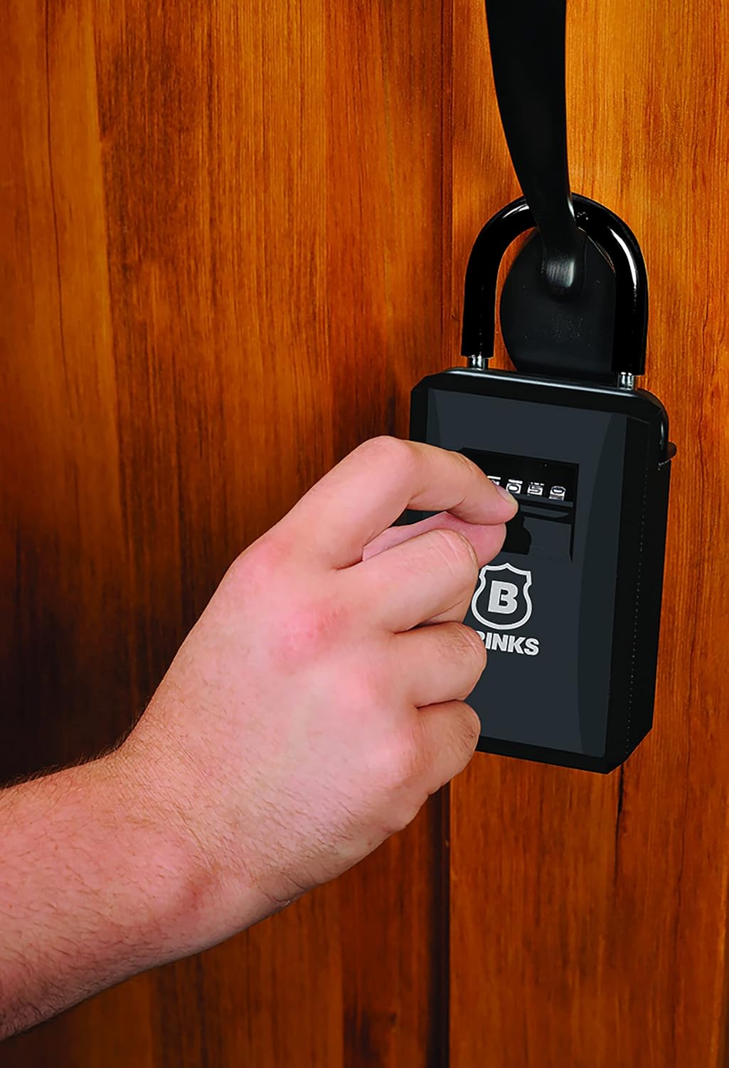 Combination Lock Box with Hardened Steel Shackle Pack of 2 V982