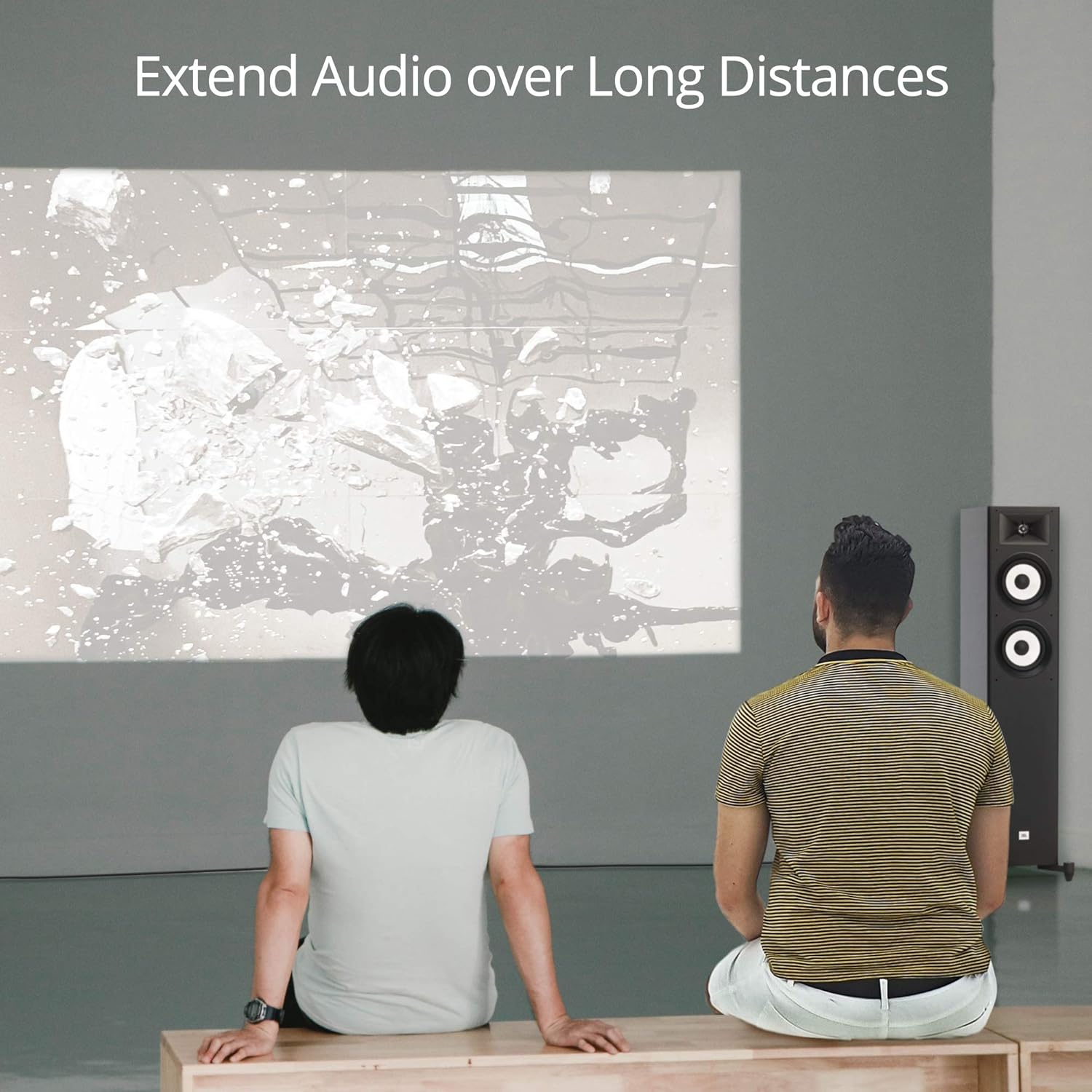 Coaxial Optical Toslink Digital Audio Extender Over CAT5e CAT6 Ethernet Balun Z9273