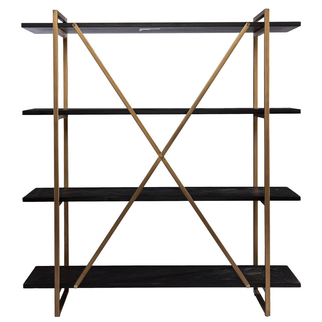 Black Wood Bookshelf I587