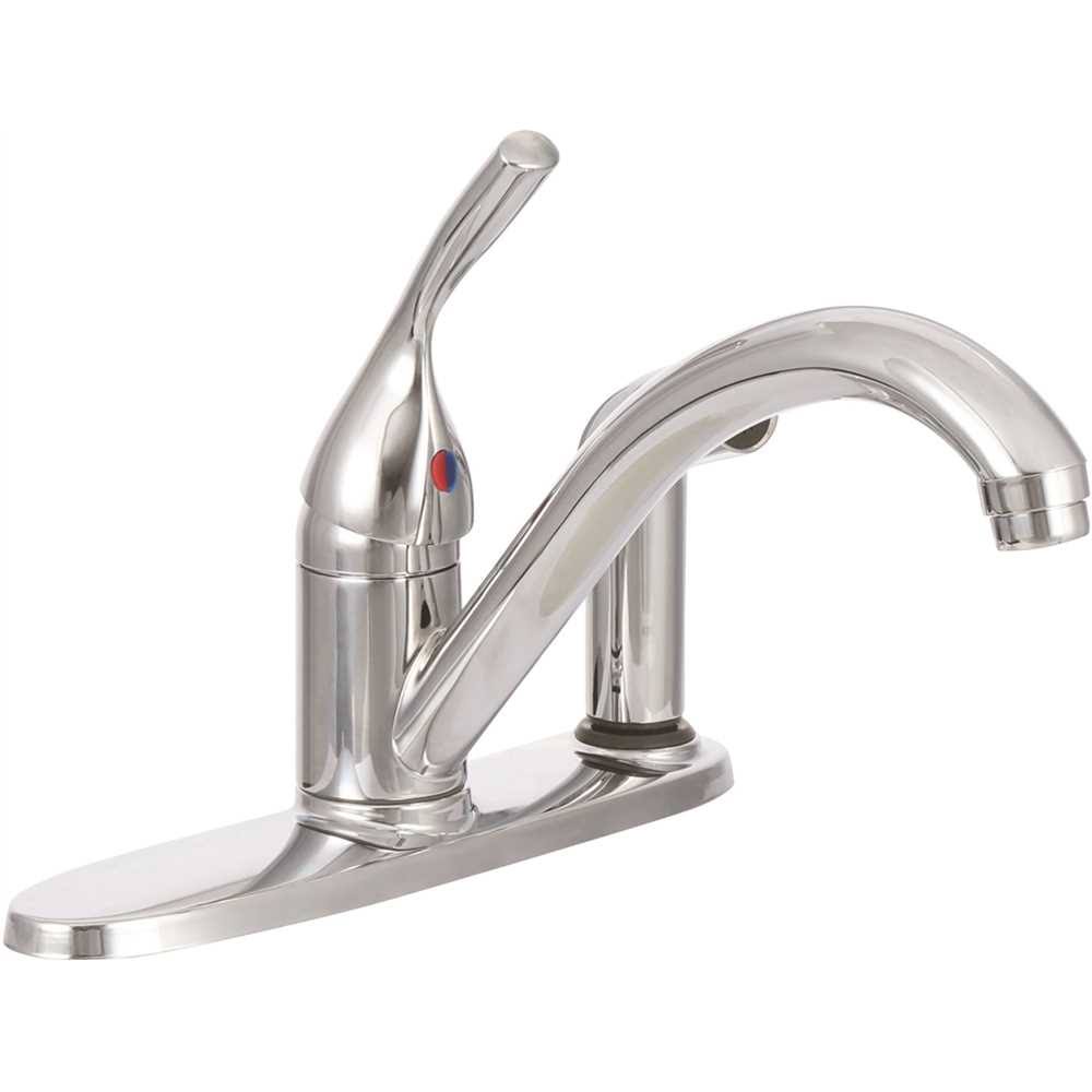 Chrome Single Handle Kitchen Faucet F444210