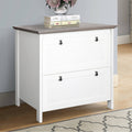 White 2-Drawer Lateral Filing Cabinet Z47690