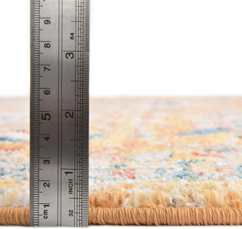 Yellow Octagon Rug H316341