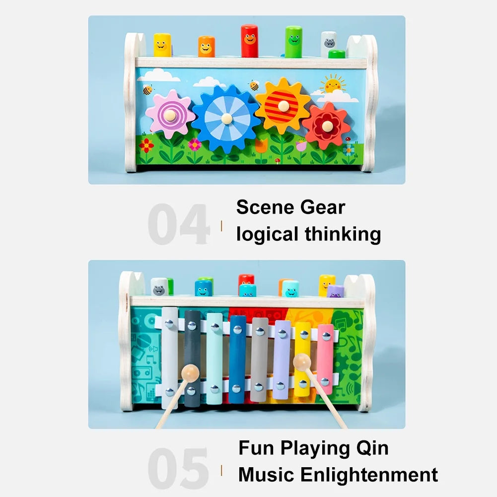 Electronic Sensor Game Learning Color Hit The Gopher Game Machine A9212