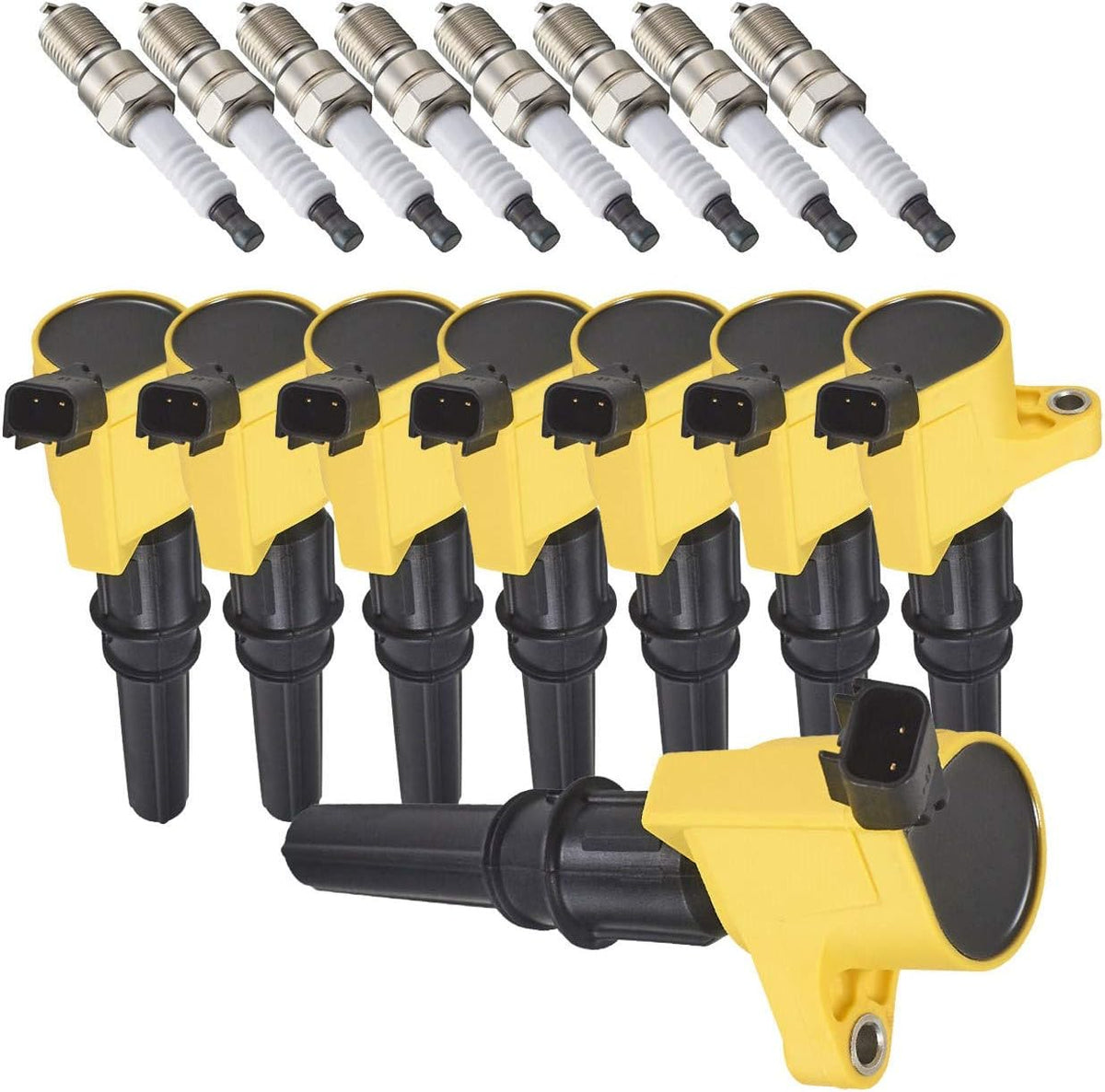 Spark Plug and Ignition Coil Pack Set of 8 T337011