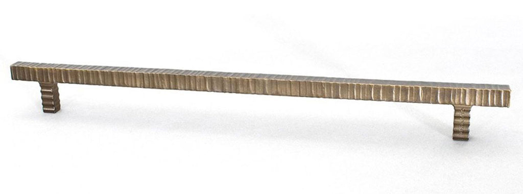 Antique Brass 17-1/4 in Square Bar Cabinet Pull N525