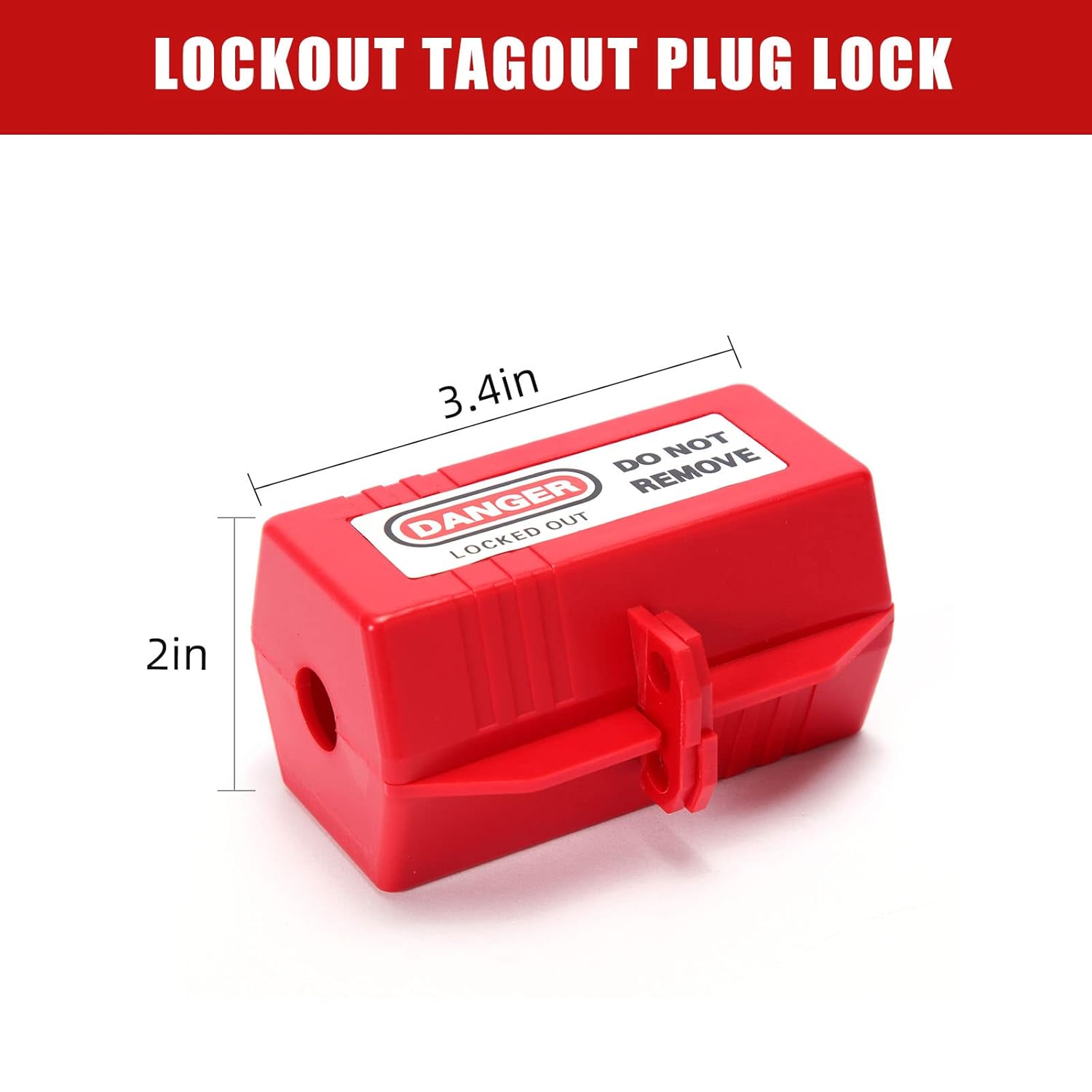 Lockout Tagout Plug Lock 4 Pack Y852