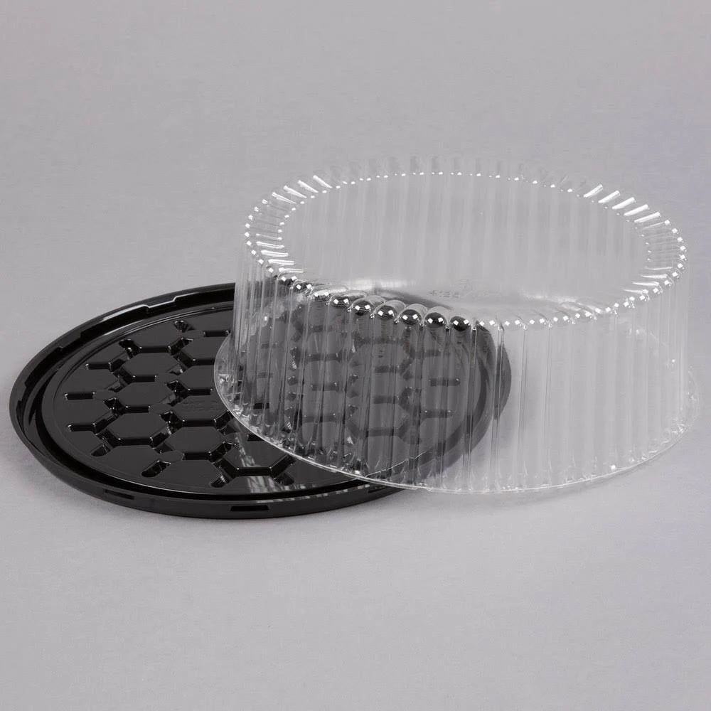 9x22 1-2 Layer Cake Display Container with Clear Dome Lid - 80/Case R692