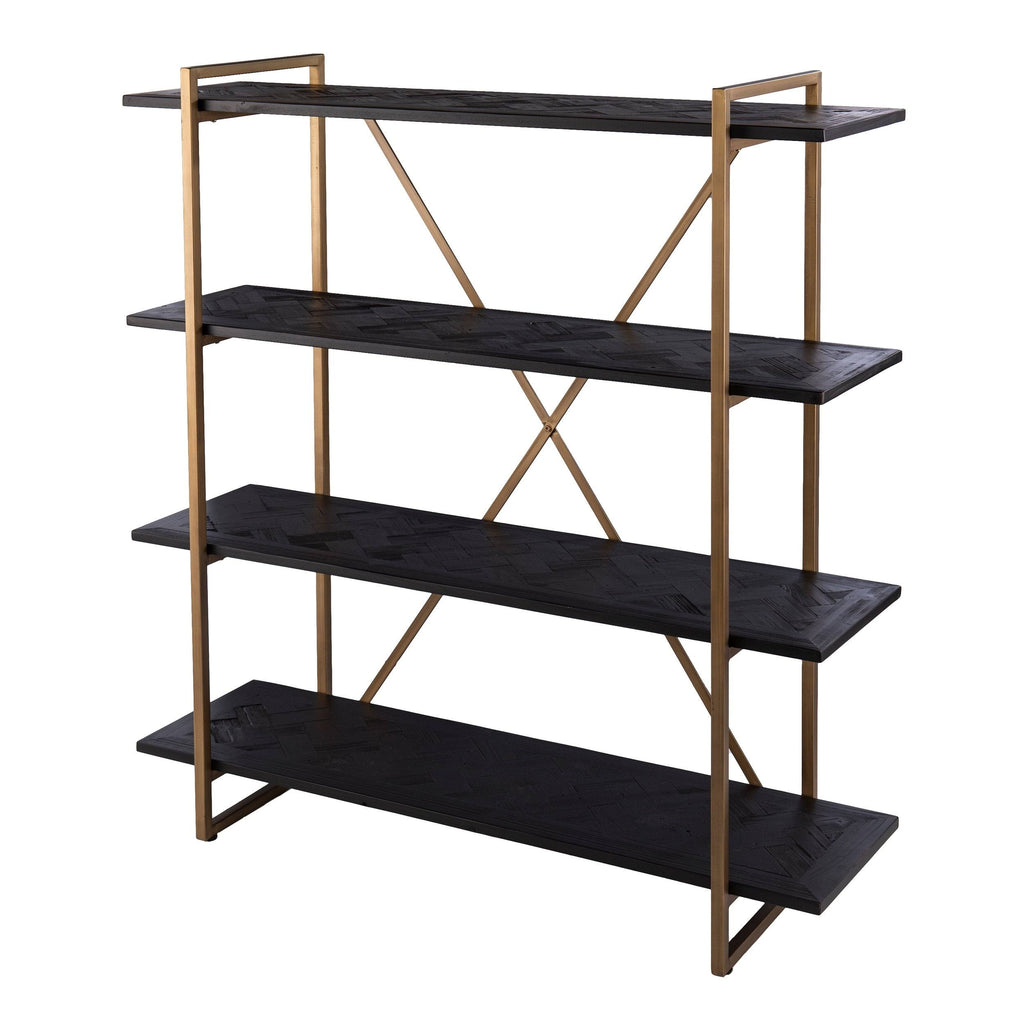 Black Wood Bookshelf I587