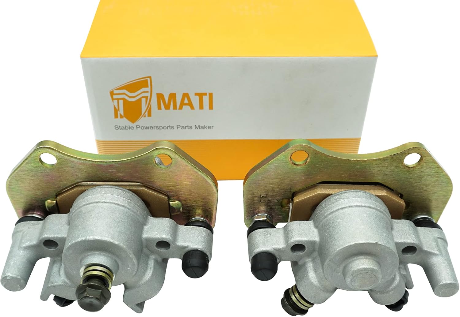 Front Left Right Brake Calipers & Pads Pack of 2 O7846