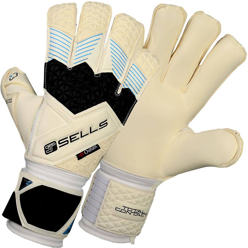 White 4 Goalkeeper Gloves Q614694