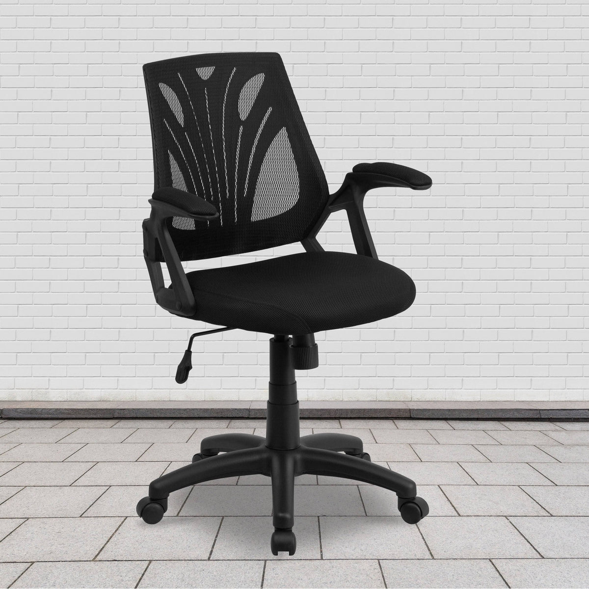 Black Mesh Chair with Mesh Seat M325