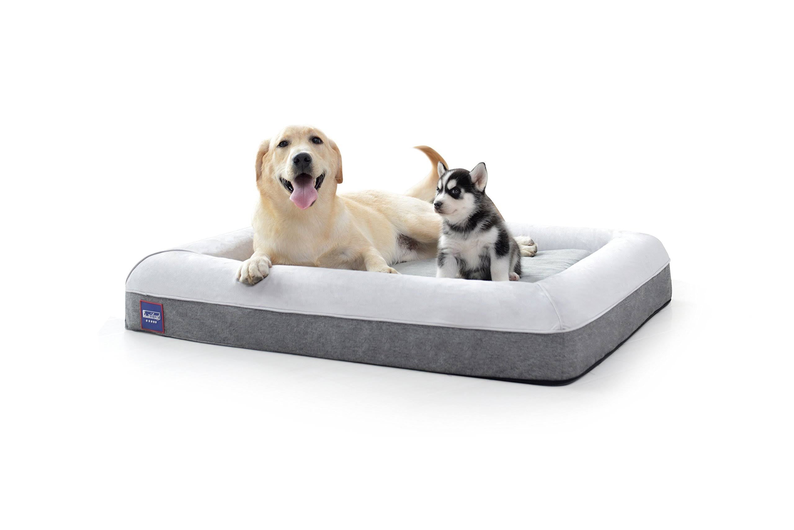 Orthopedic Memory Foam Large Dog Bed with Water Proof Liner N2281