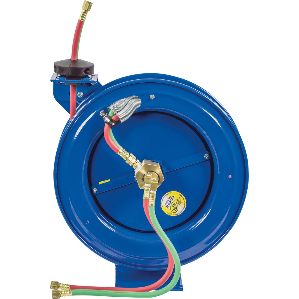 Welding Reel with 25 ft 1/4 Dual Fuel Gas Hose Q188125