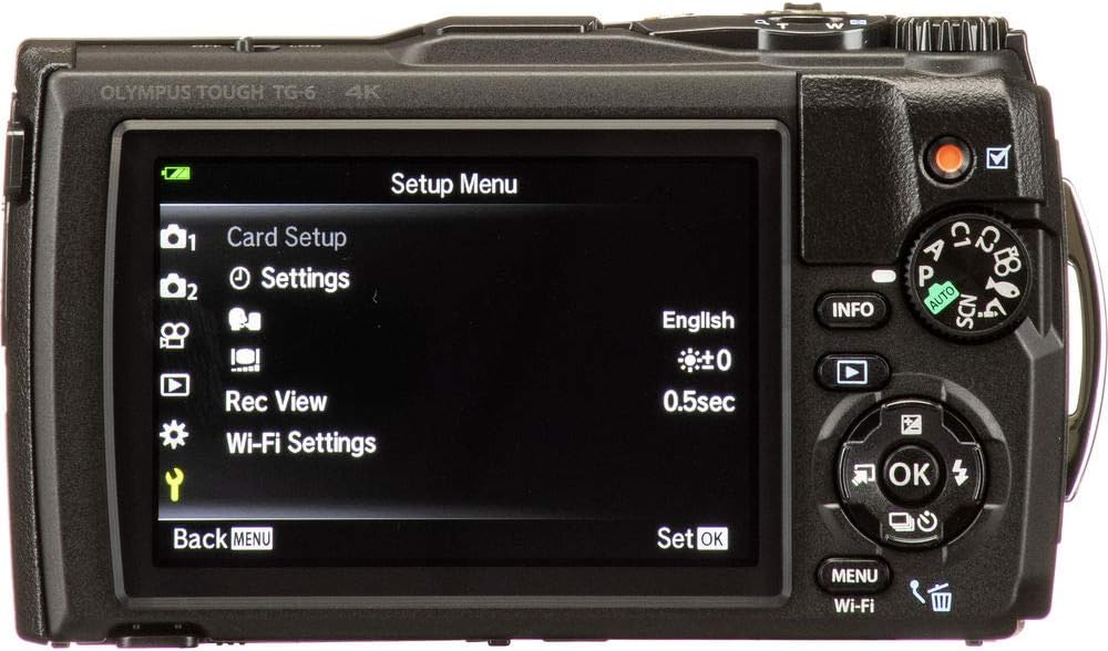Black Tough TG-6 Digital Camera with Neoprene Case and Starter Kit M22271