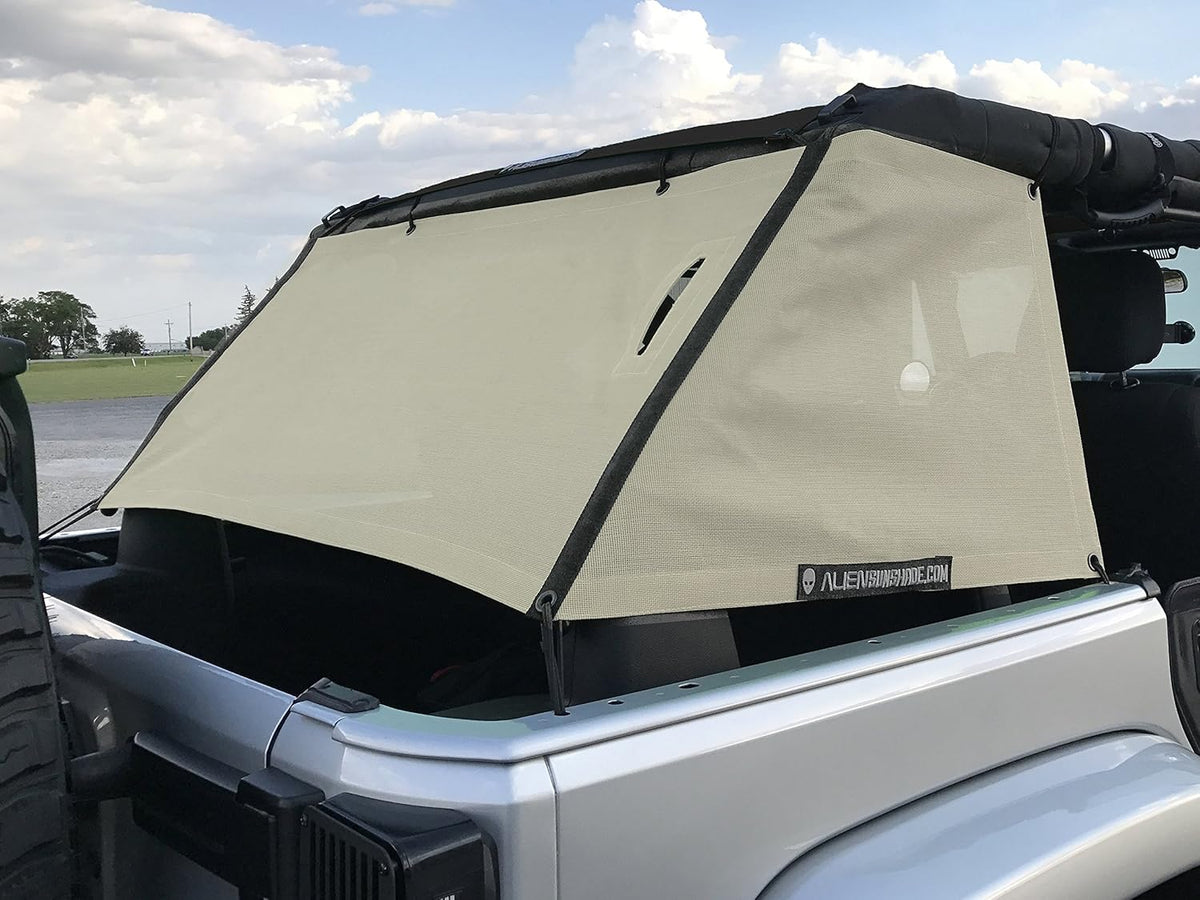 Mesh Cage Shade for Jeep Wrangler 4-Door JKU Pack of 2 V41407