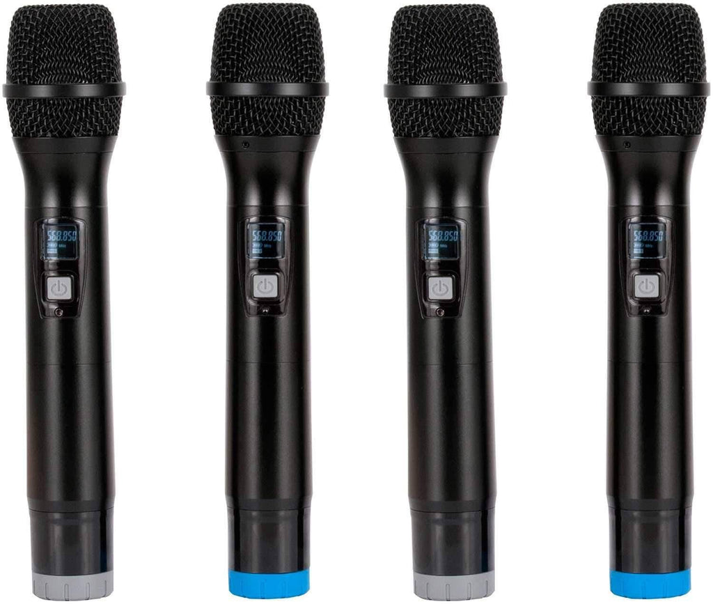 4-Channel Handheld Wireless Microphone System V810