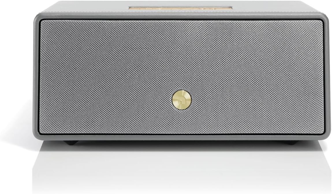 Grey WiFi Bluetooth Wireless Multiroom Speaker F37274
