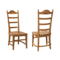 Tuscan Teak Ladder Back Chair - Set of 2 K1723