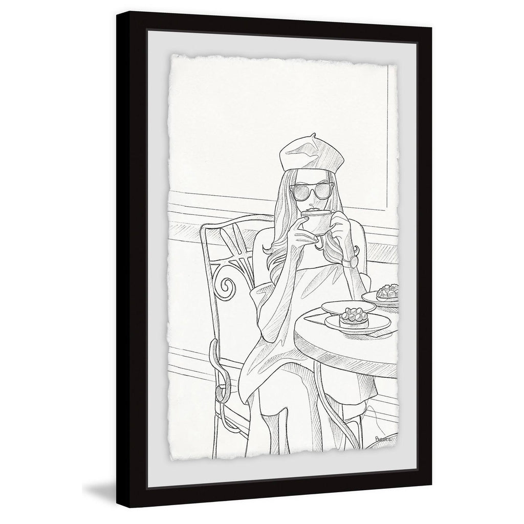 45x22 x 30x22 in Framed Giclee Black C8259