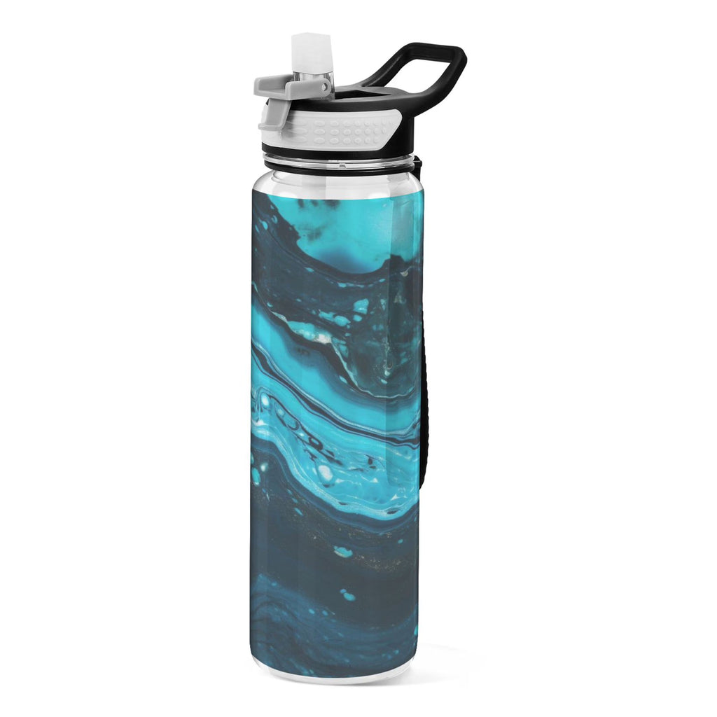 32oz Tritan Leakproof Clear Water Bottle with Straw X5585