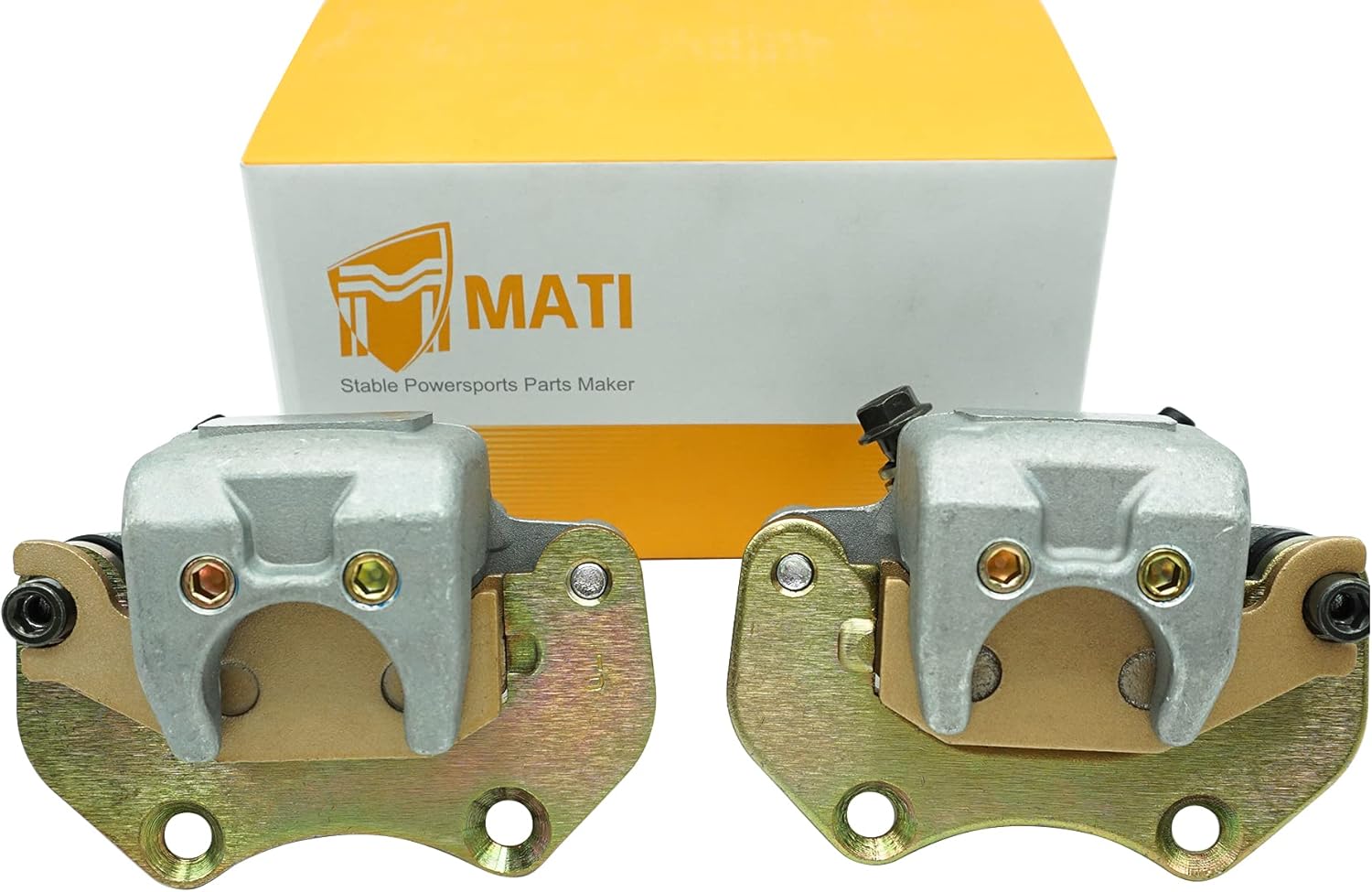 Front Left Right Brake Calipers & Pads Pack of 2 O7846