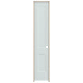 20 in. x 96 in. Light Gray Painted Left-Hand Solid Core Molded Composite MDF Single Prehung Interior Door Y856182